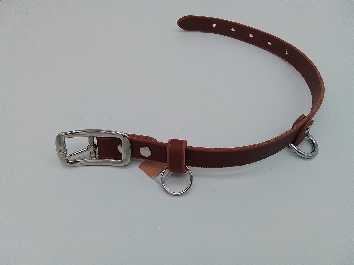 English Bridle Leather Dog Collars
