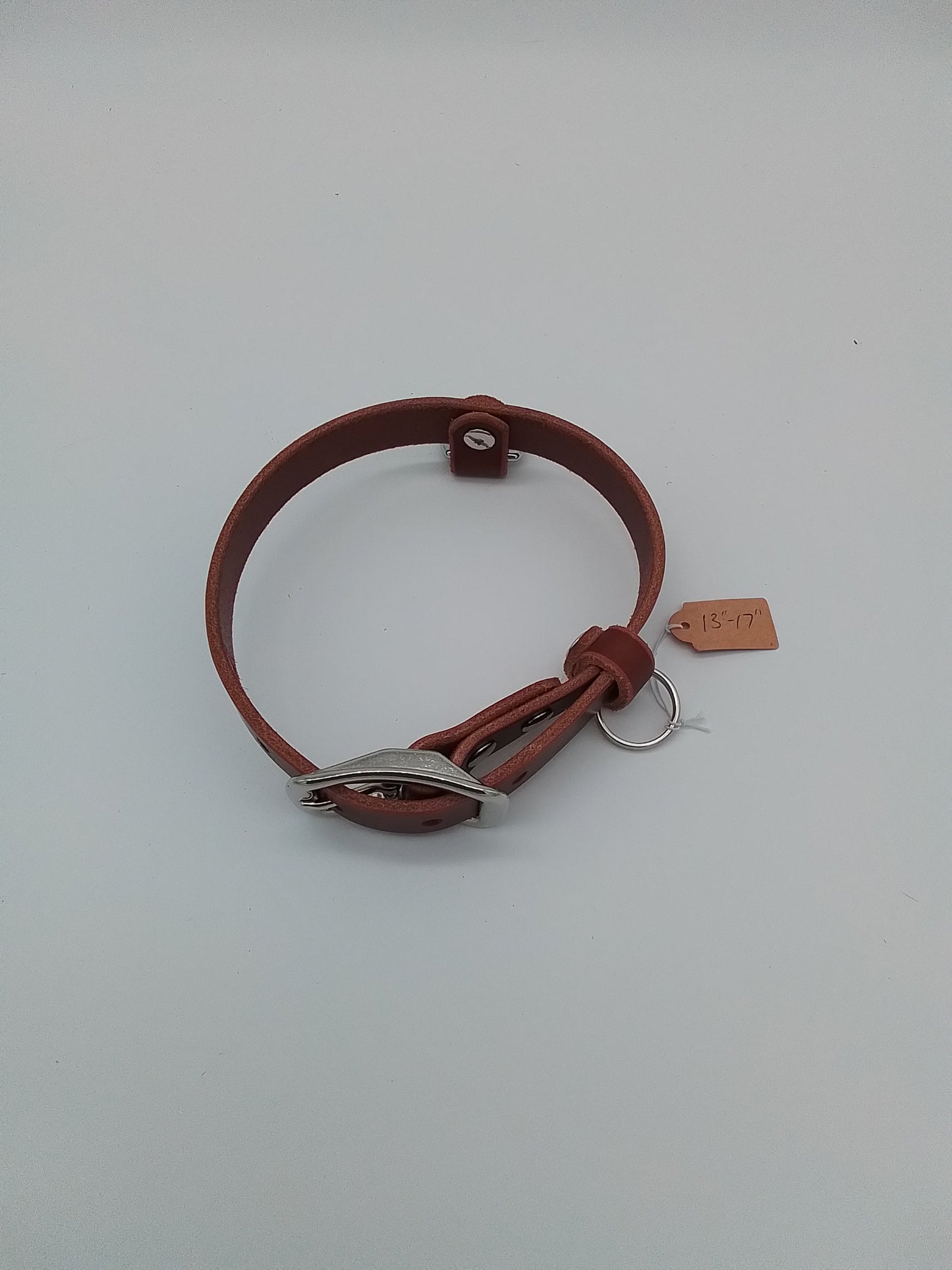 English Bridle Leather Dog Collars