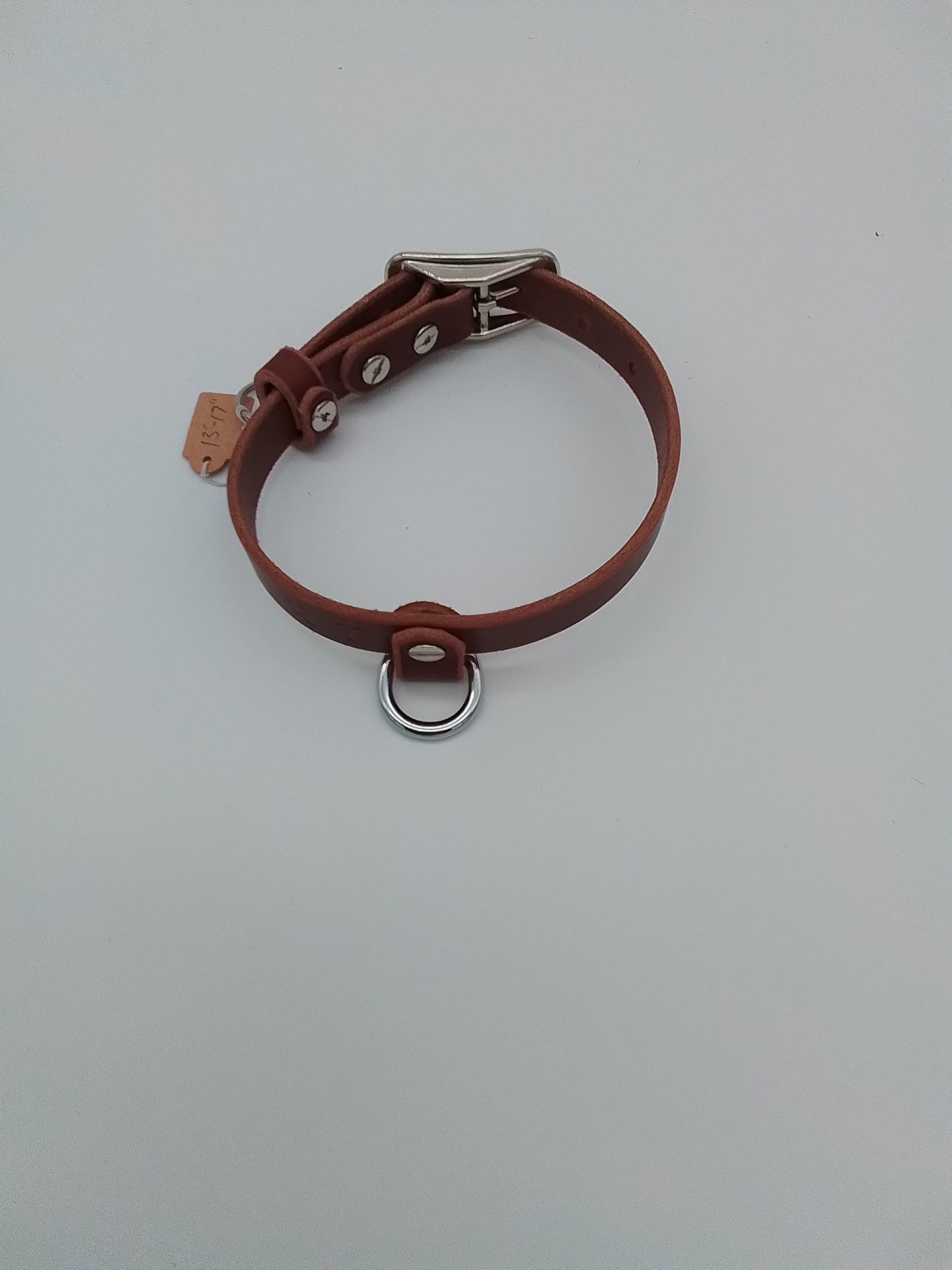 English Bridle Leather Dog Collars