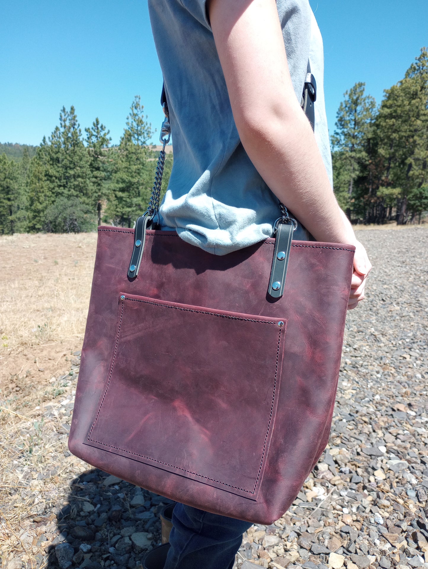 Leather Tote Bag