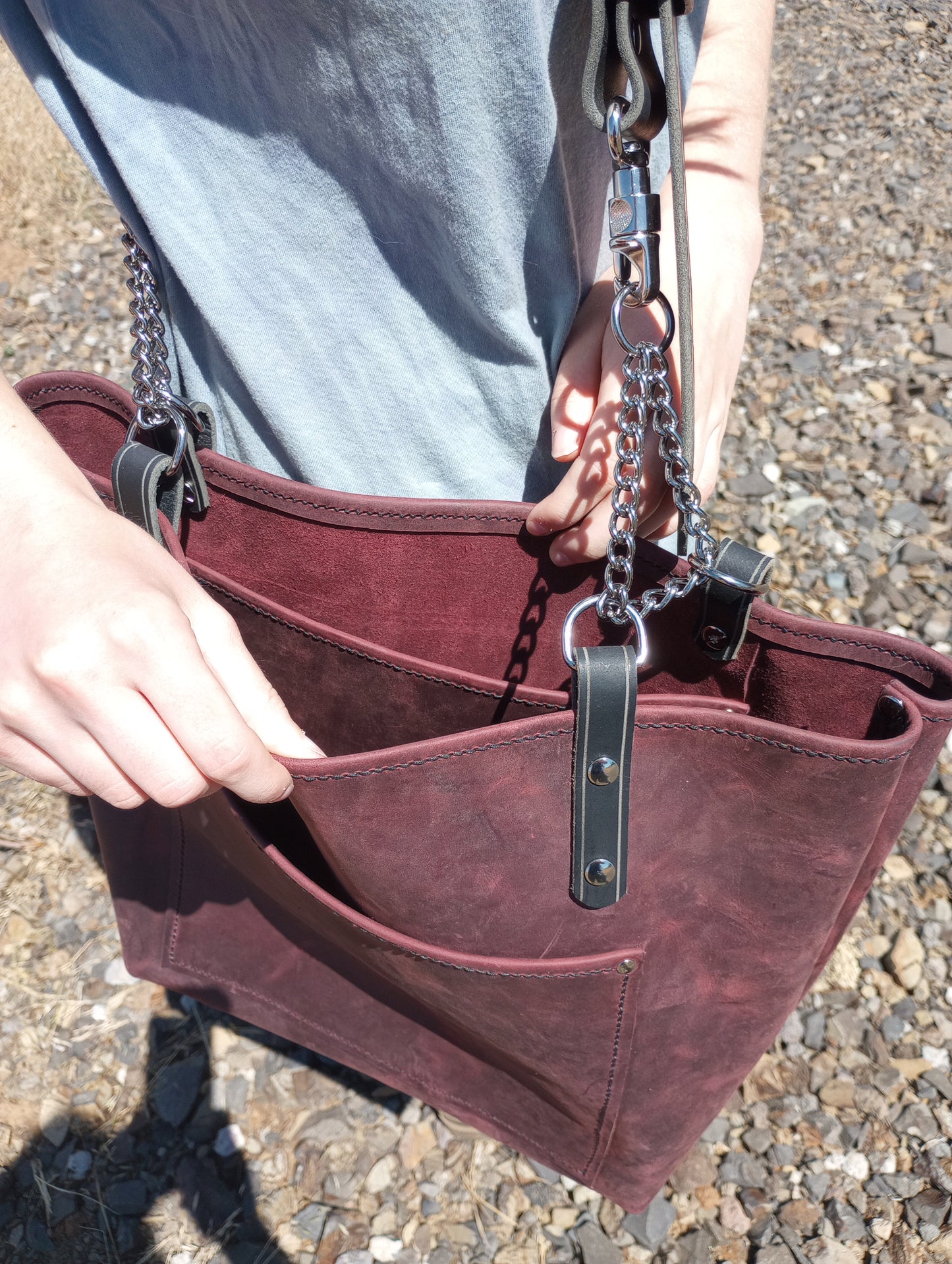 Leather Tote Bag
