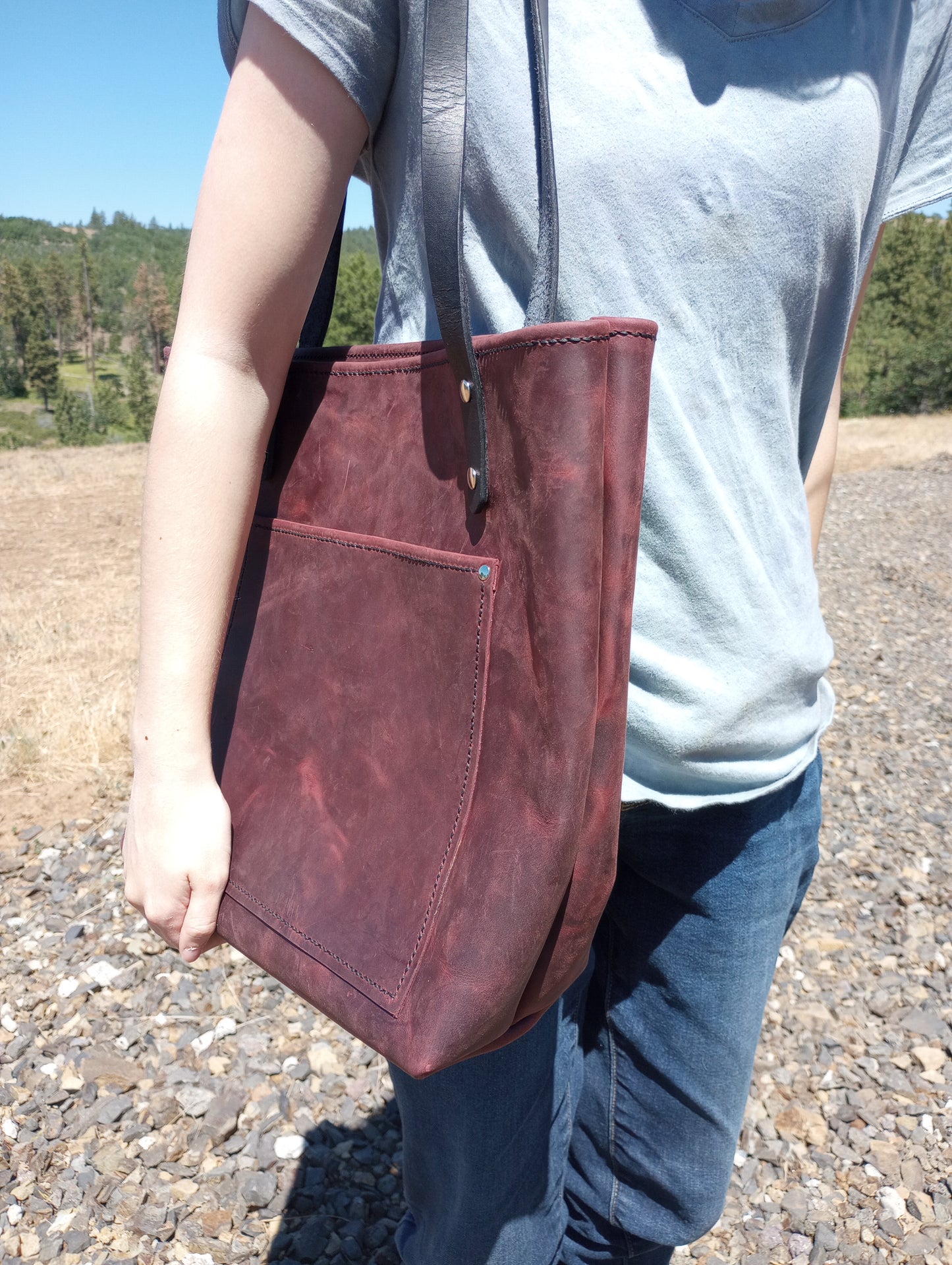 Leather Tote Bag