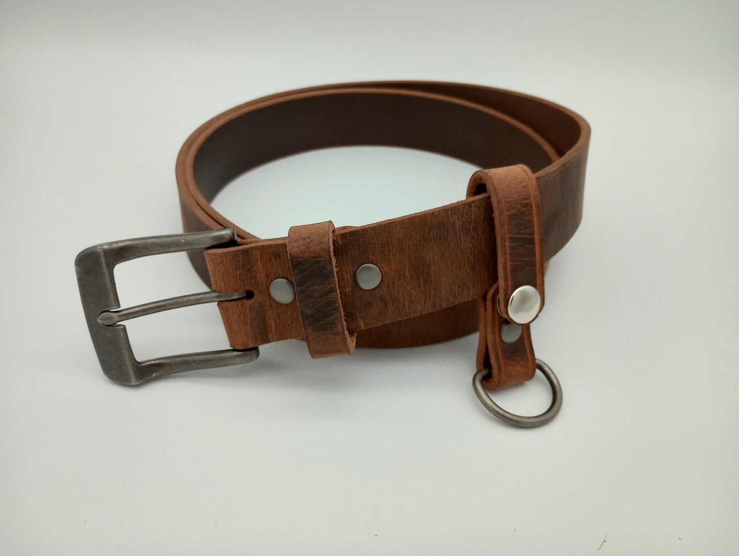 Crazy Horse 1-1/2" Water Buffalo Basic Leather Belt