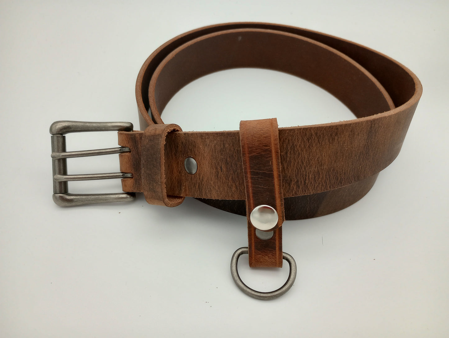 Crazy Horse 1-1/2" Water Buffalo Basic Leather Belt
