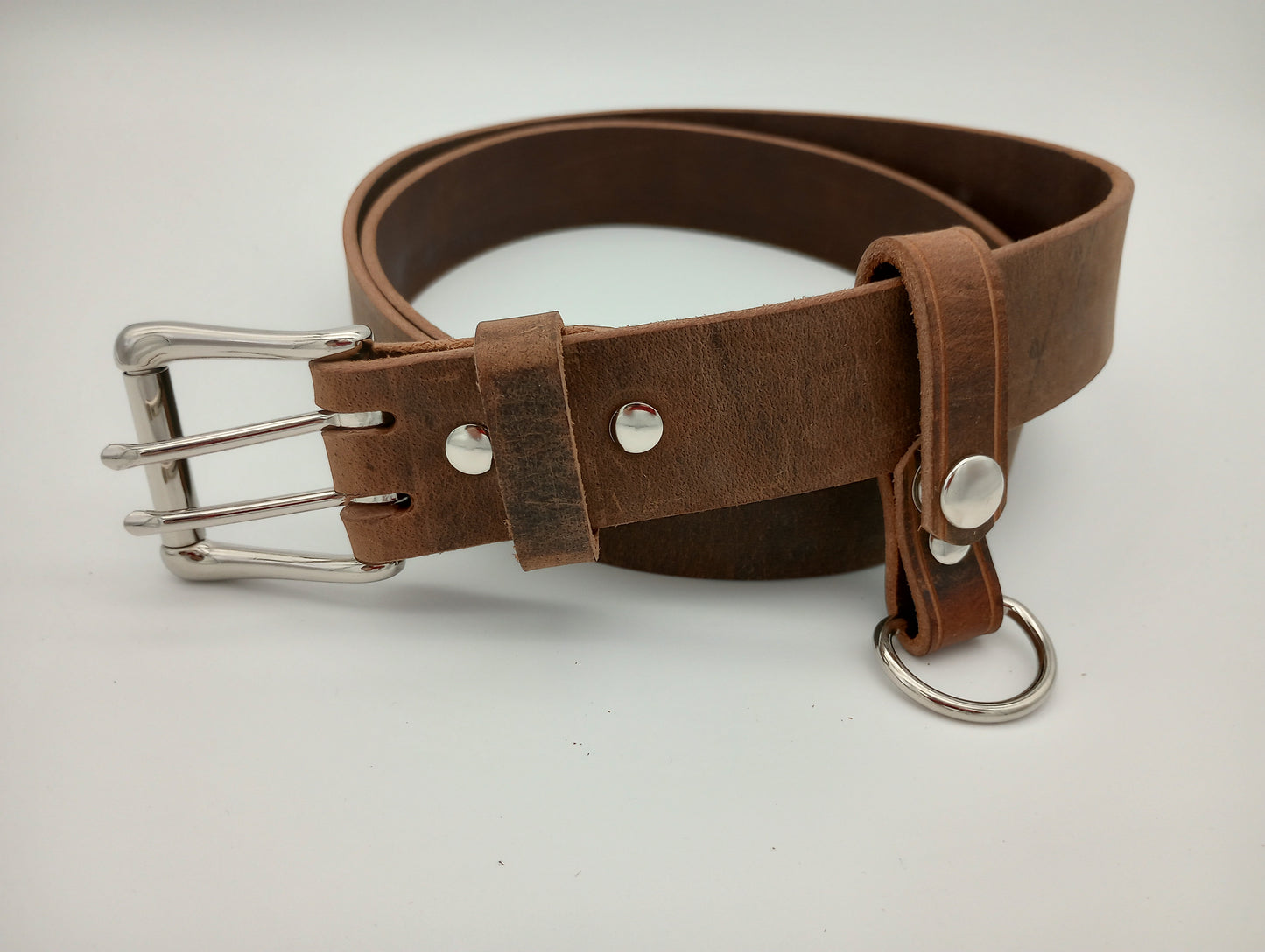 Crazy Horse 1-1/2" Water Buffalo Basic Leather Belt