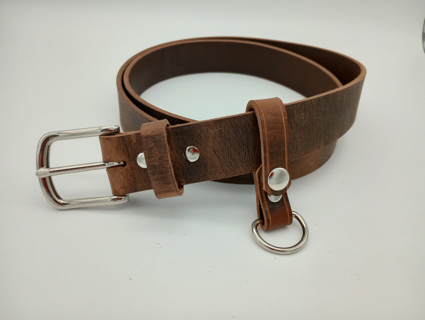 Crazy Horse 1-1/2" Water Buffalo Basic Leather Belt