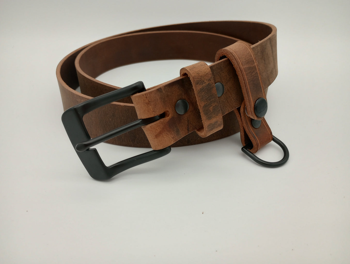 Crazy Horse 1-1/2" Water Buffalo Basic Leather Belt