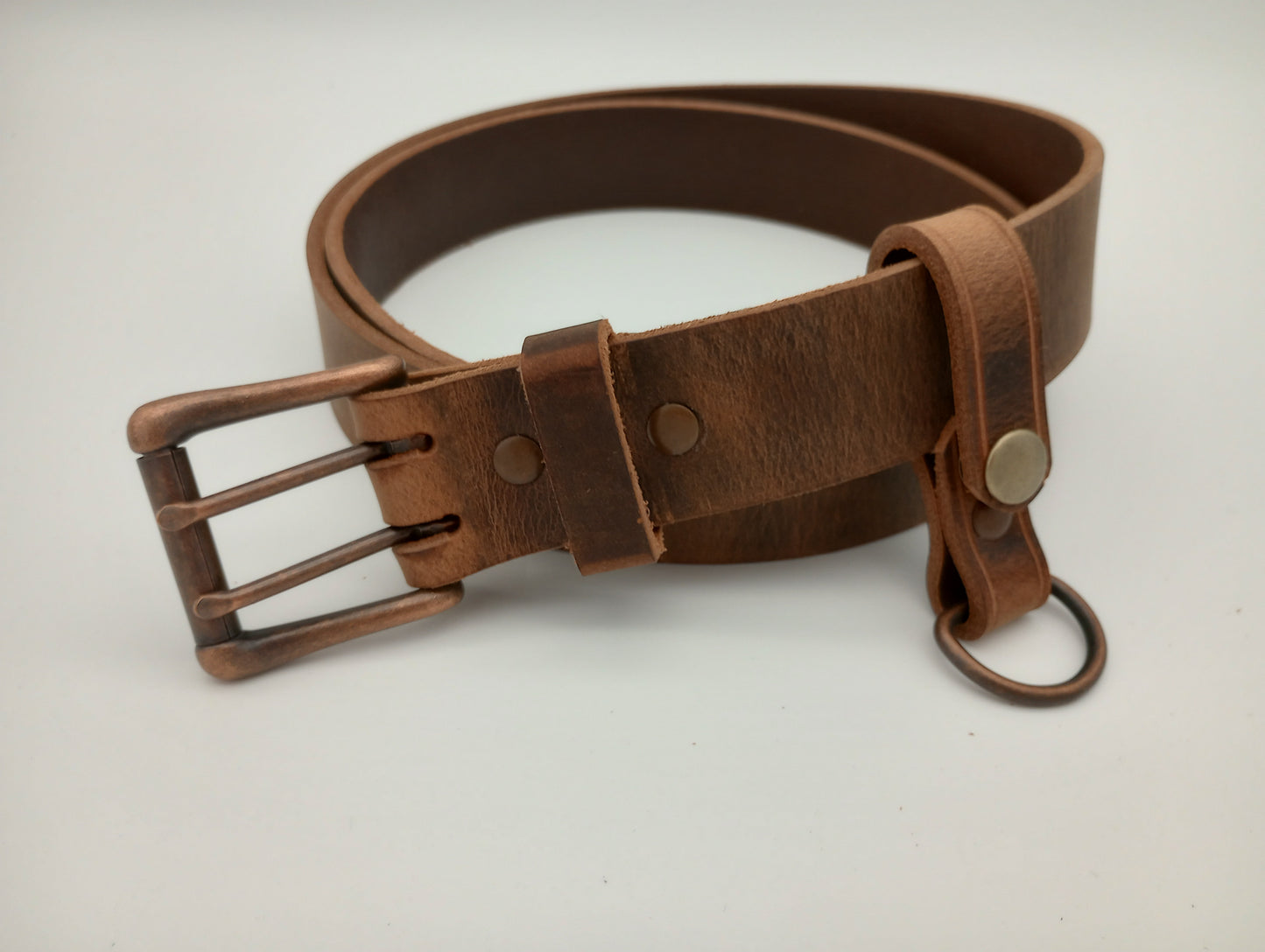 Crazy Horse 1-1/2" Water Buffalo Basic Leather Belt
