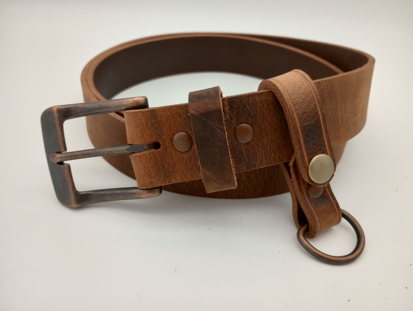 Crazy Horse 1-1/2" Water Buffalo Basic Leather Belt