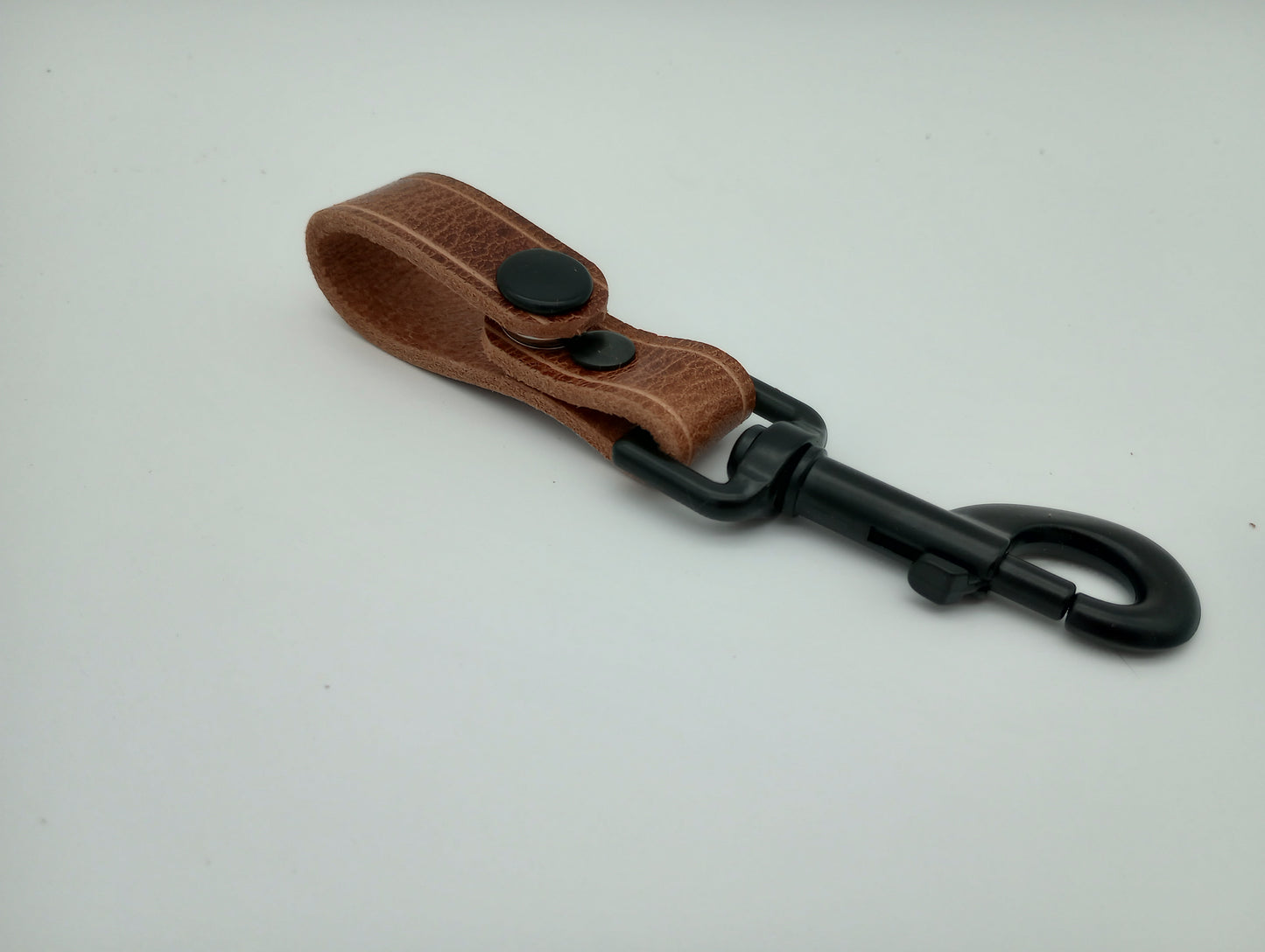 Belt Keeper with Snap Clip