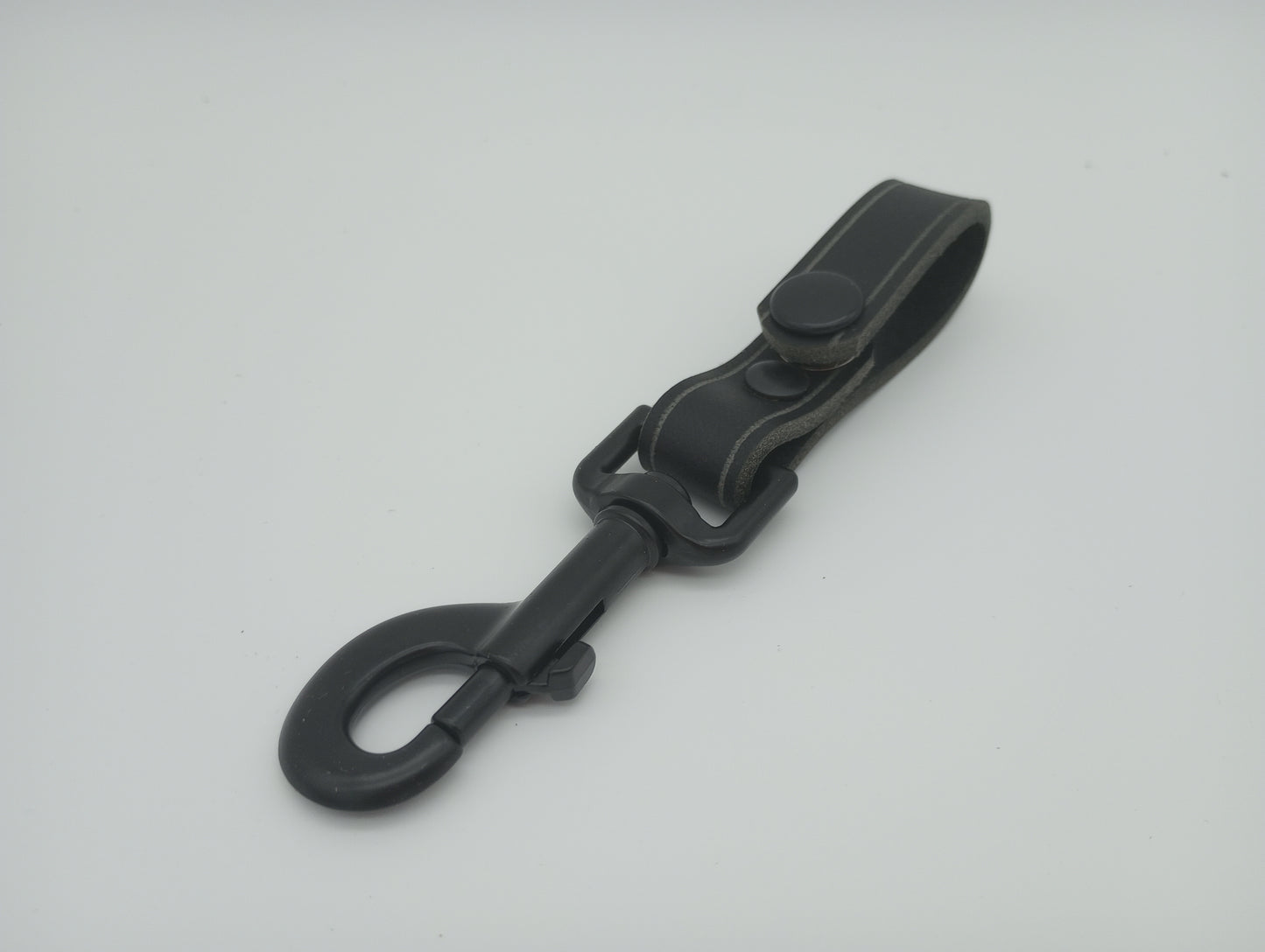 Belt Keeper with Snap Clip