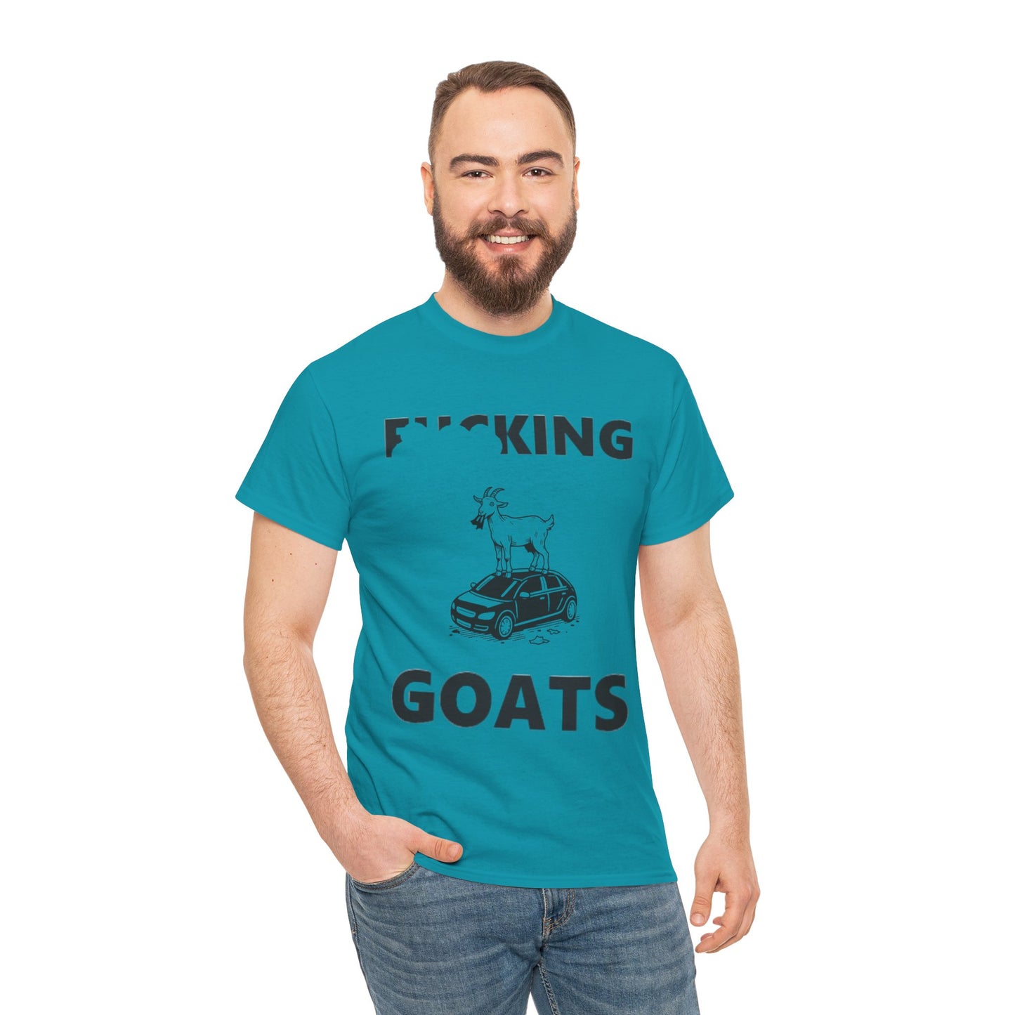 F_KING GOATS Unisex Heavy Cotton Tee