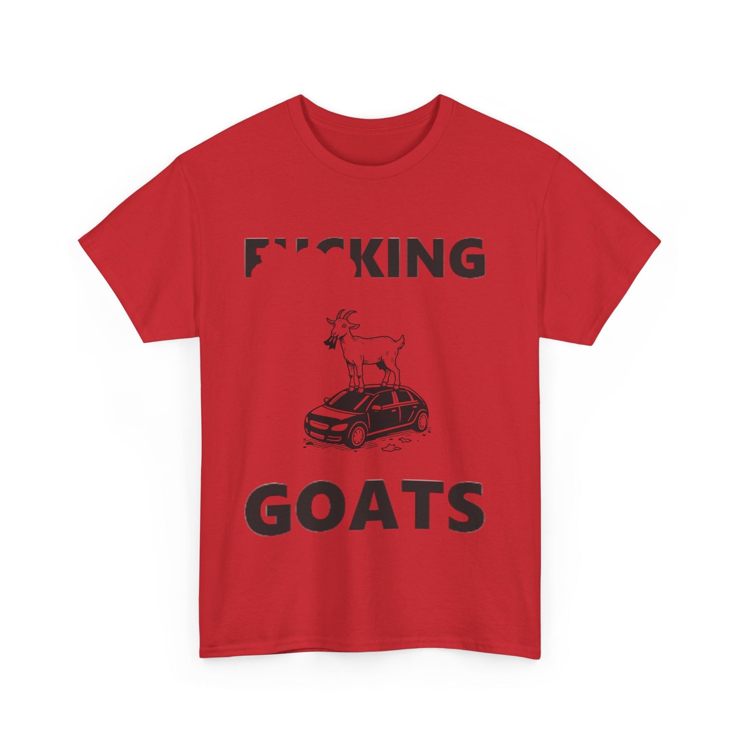 F_KING GOATS Unisex Heavy Cotton Tee