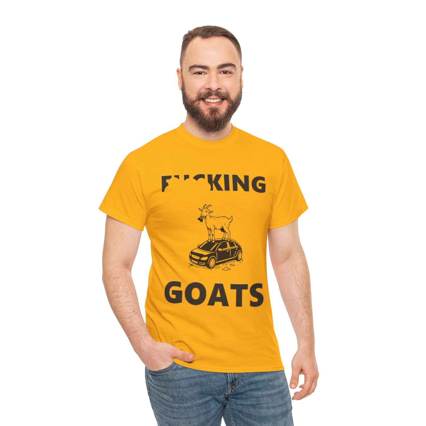 F_KING GOATS Unisex Heavy Cotton Tee