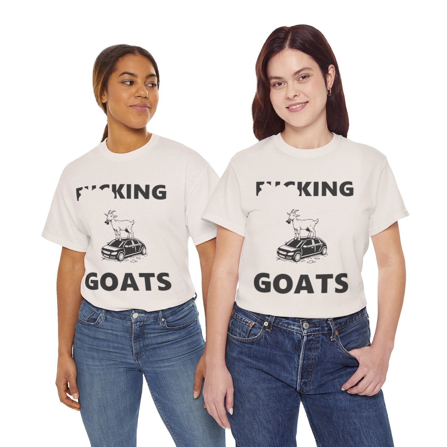 F_KING GOATS Unisex Heavy Cotton Tee