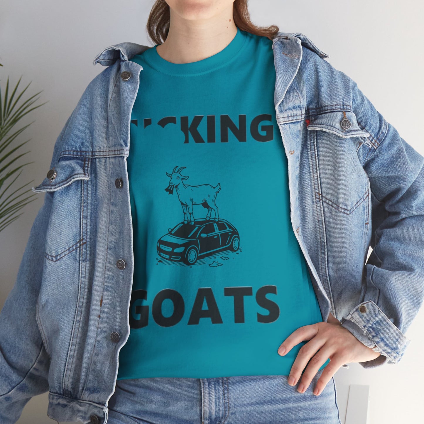 F_KING GOATS Unisex Heavy Cotton Tee