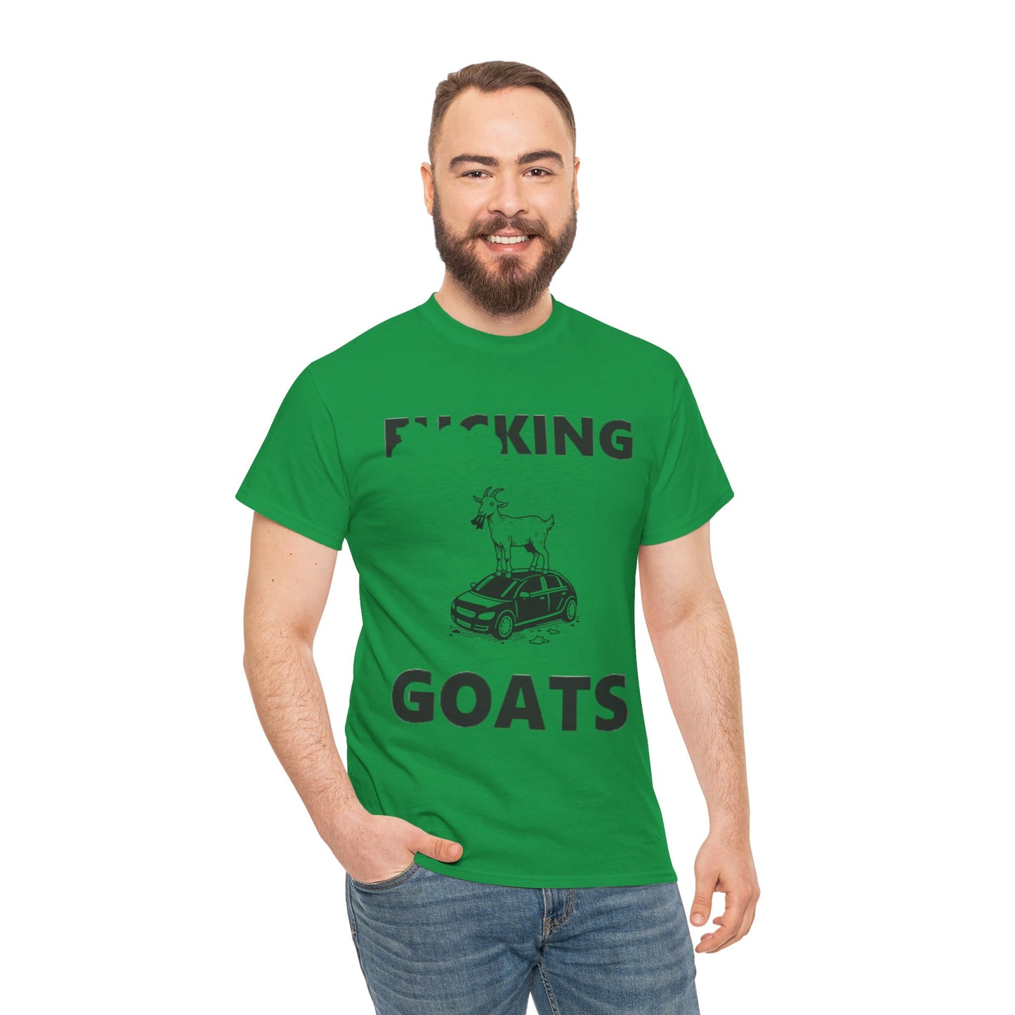 F_KING GOATS Unisex Heavy Cotton Tee