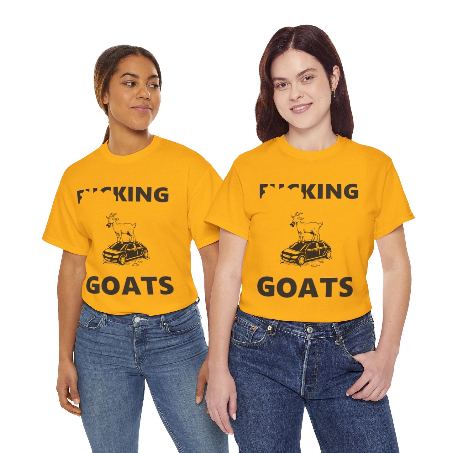 F_KING GOATS Unisex Heavy Cotton Tee