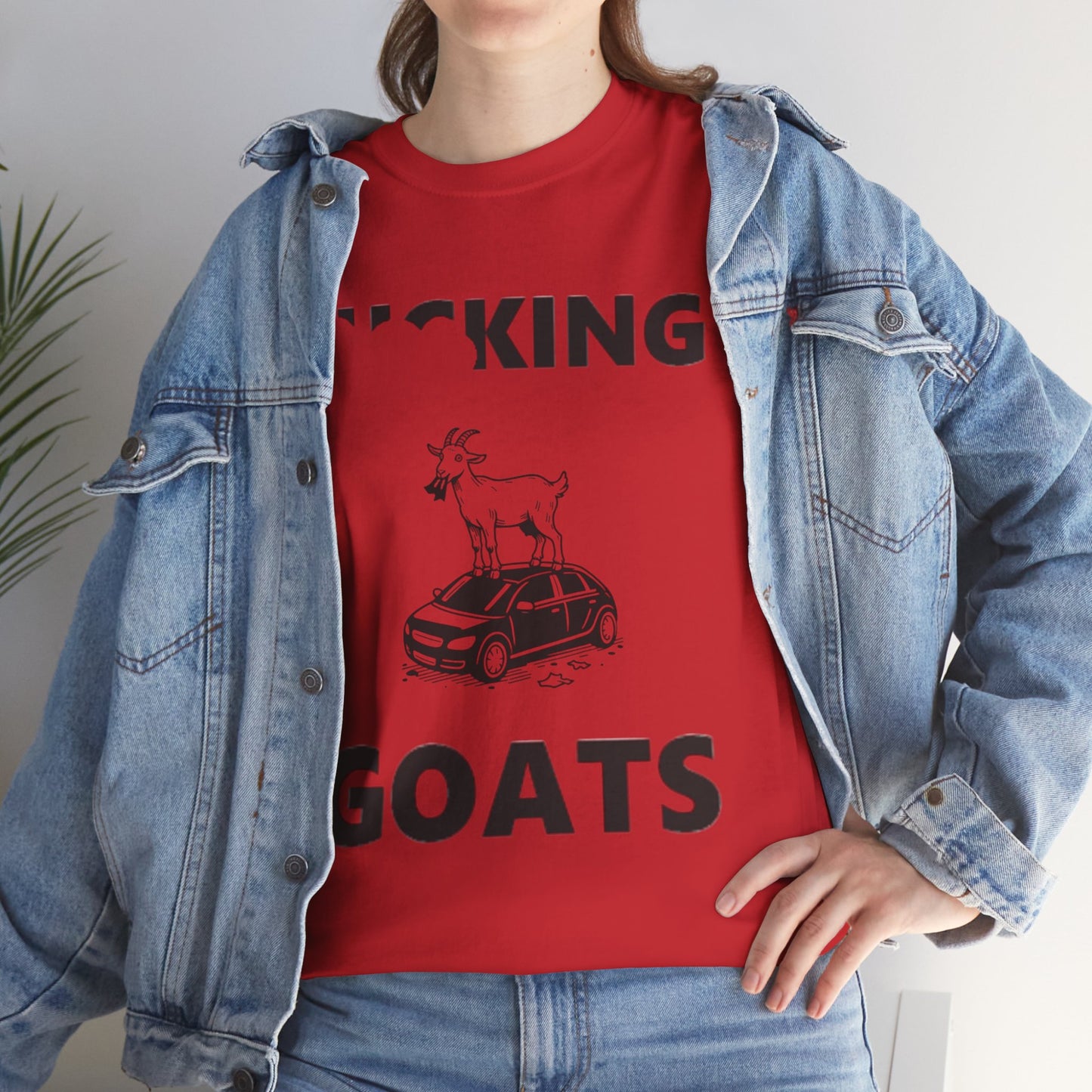 F_KING GOATS Unisex Heavy Cotton Tee