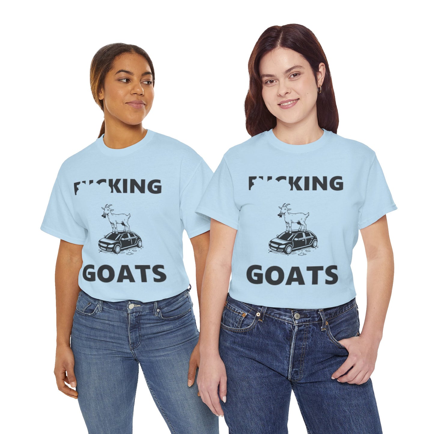 F_KING GOATS Unisex Heavy Cotton Tee