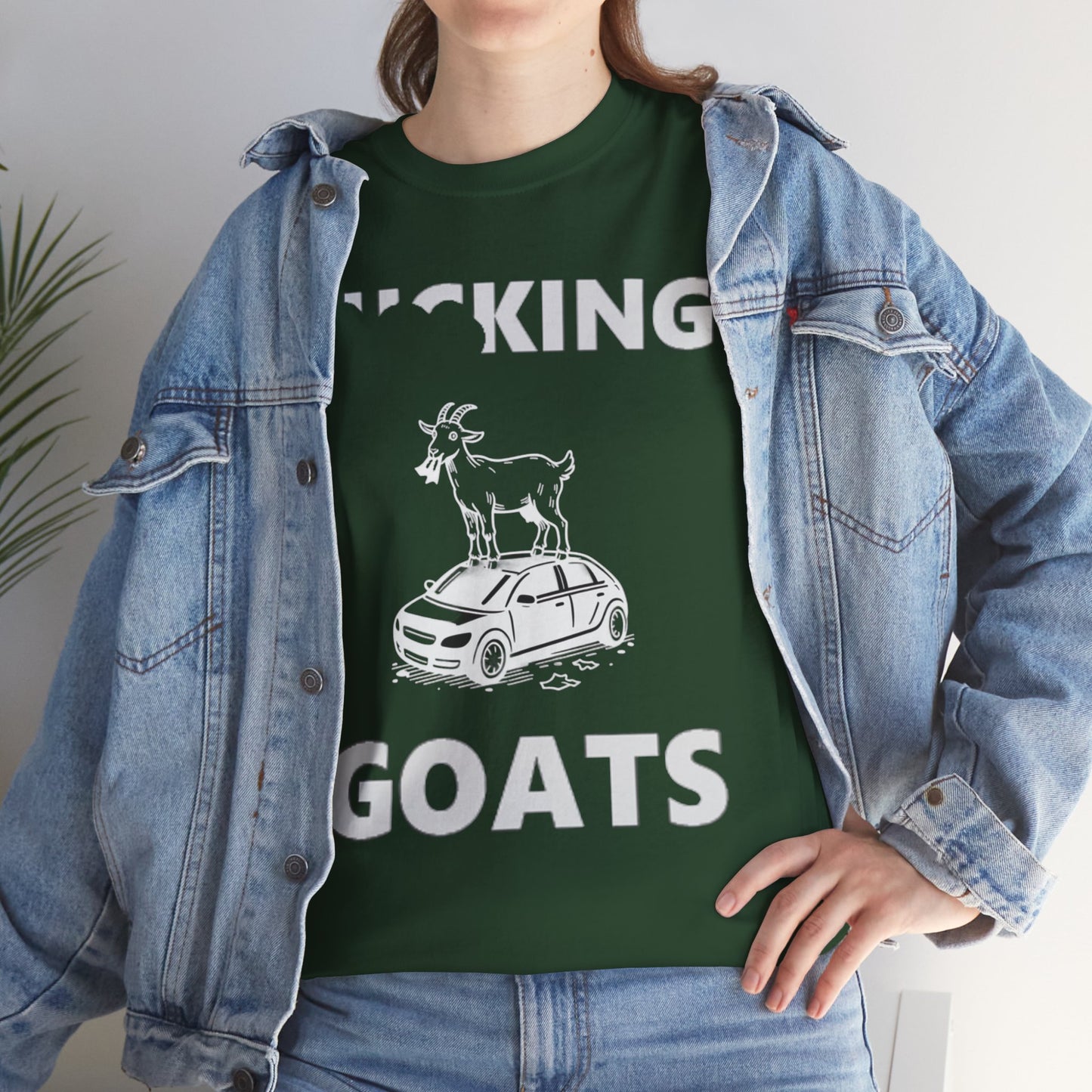 F_KING GOATS Unisex Heavy Cotton Tee