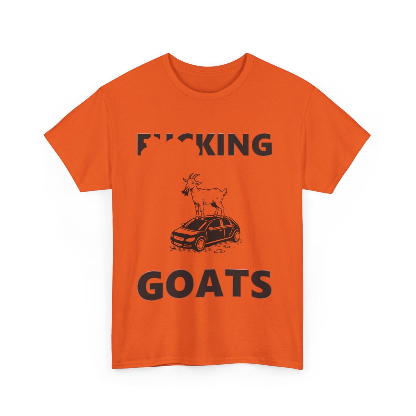 F_KING GOATS Unisex Heavy Cotton Tee