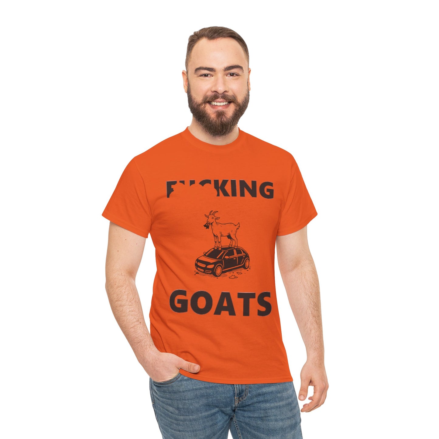 F_KING GOATS Unisex Heavy Cotton Tee