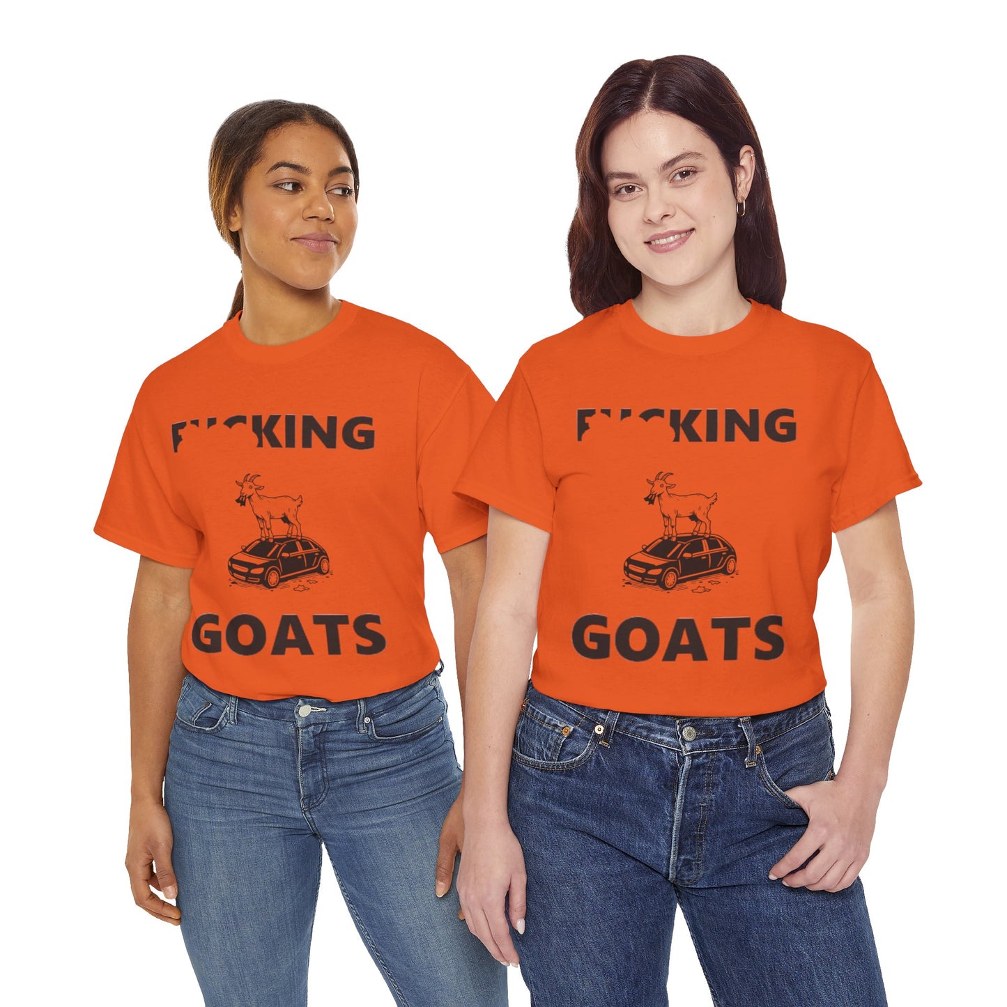 F_KING GOATS Unisex Heavy Cotton Tee