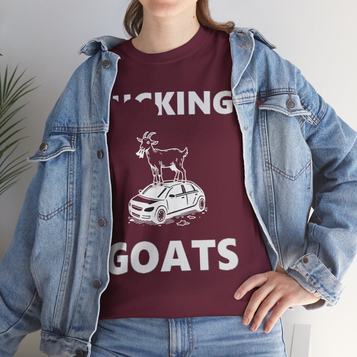 F_KING GOATS Unisex Heavy Cotton Tee