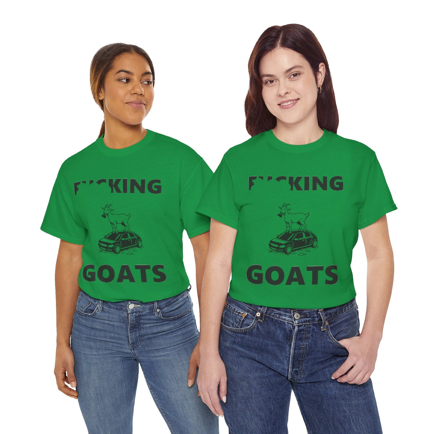 F_KING GOATS Unisex Heavy Cotton Tee