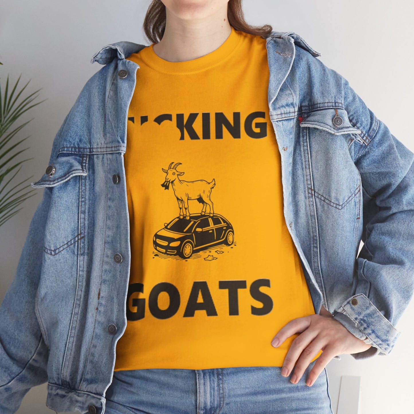 F_KING GOATS Unisex Heavy Cotton Tee