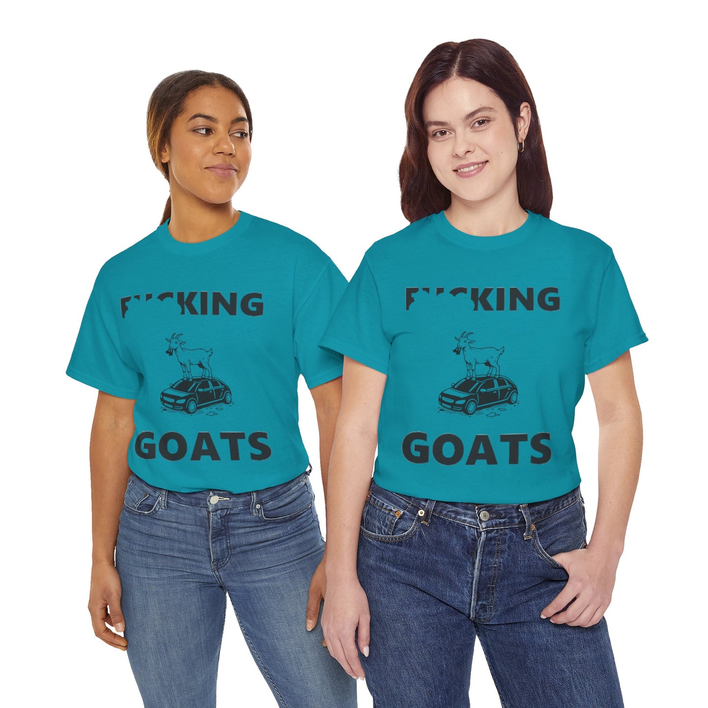 F_KING GOATS Unisex Heavy Cotton Tee