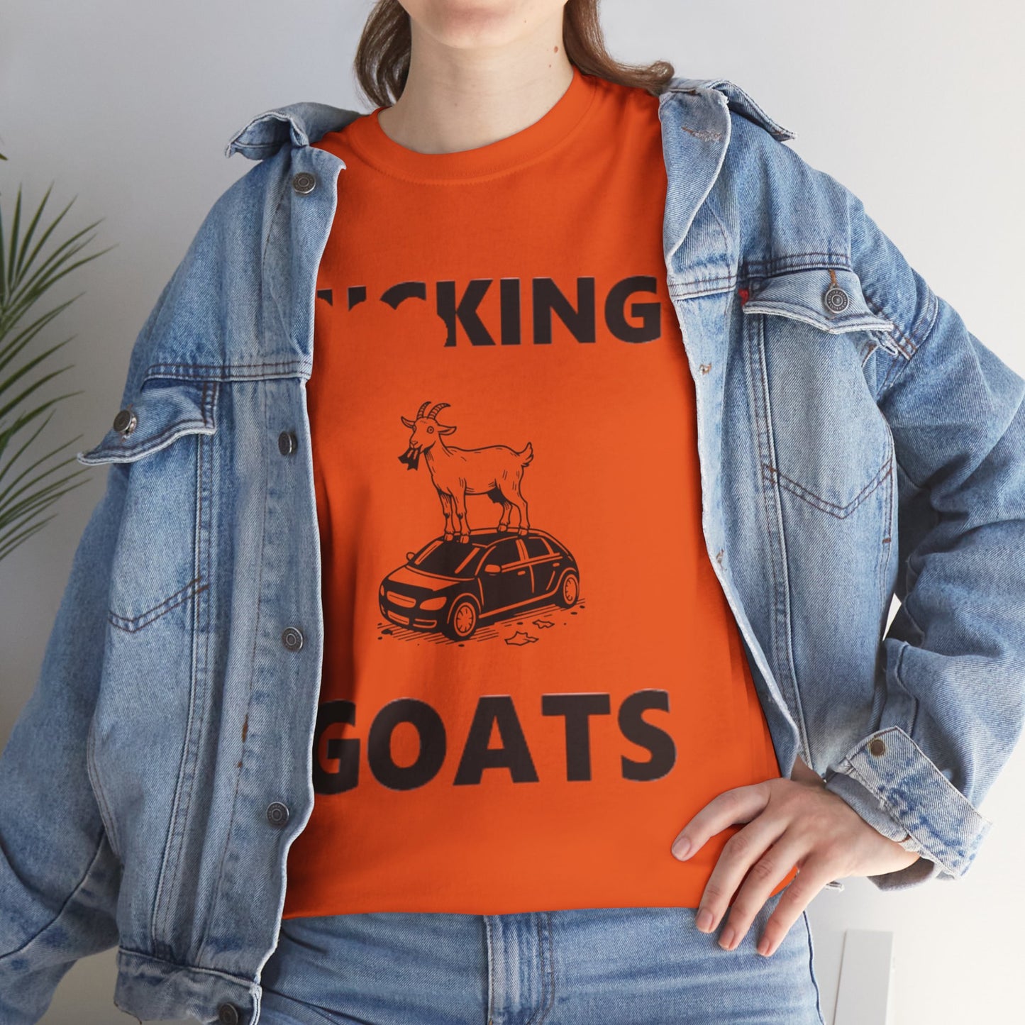 F_KING GOATS Unisex Heavy Cotton Tee