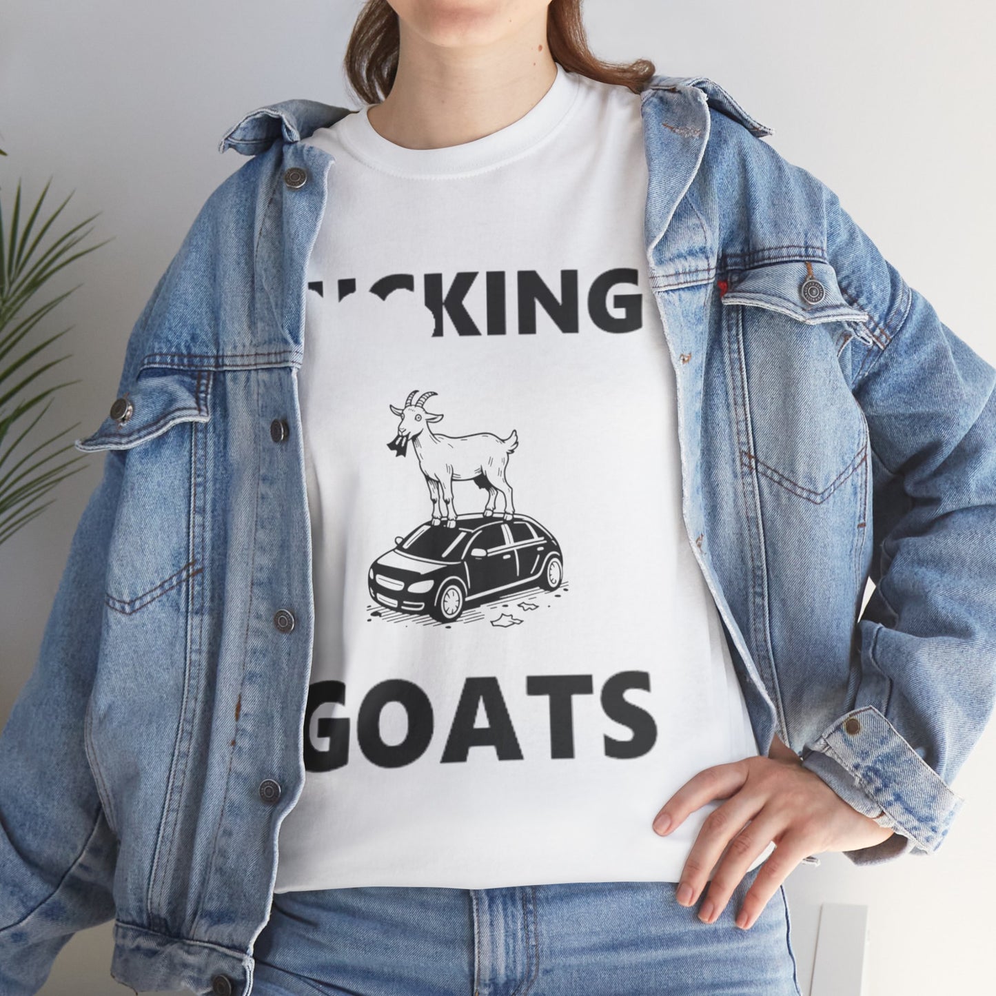 F_KING GOATS Unisex Heavy Cotton Tee