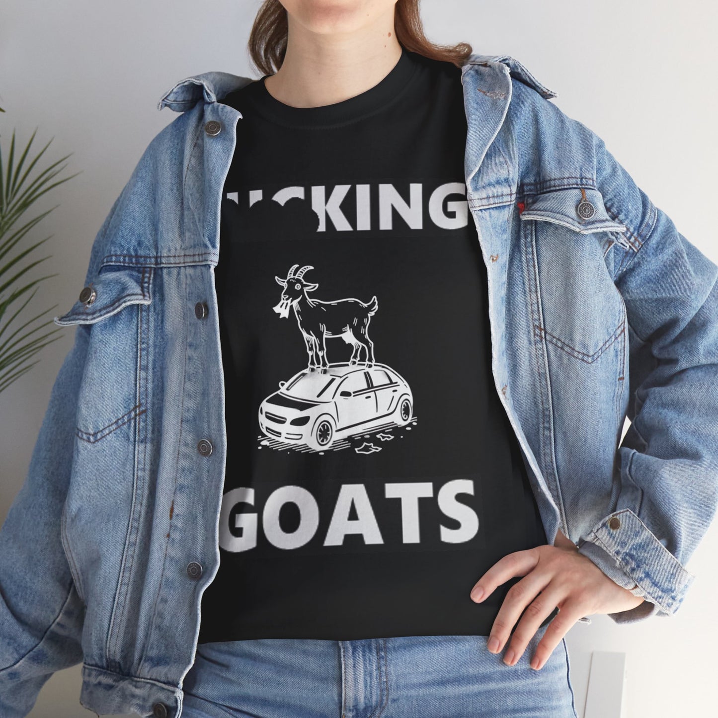 F_KING GOATS Unisex Heavy Cotton Tee