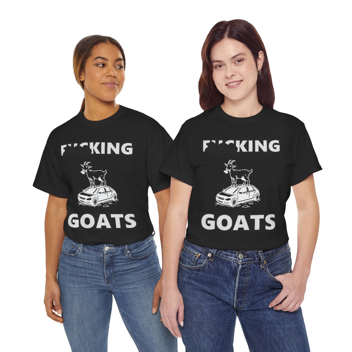 F_KING GOATS Unisex Heavy Cotton Tee