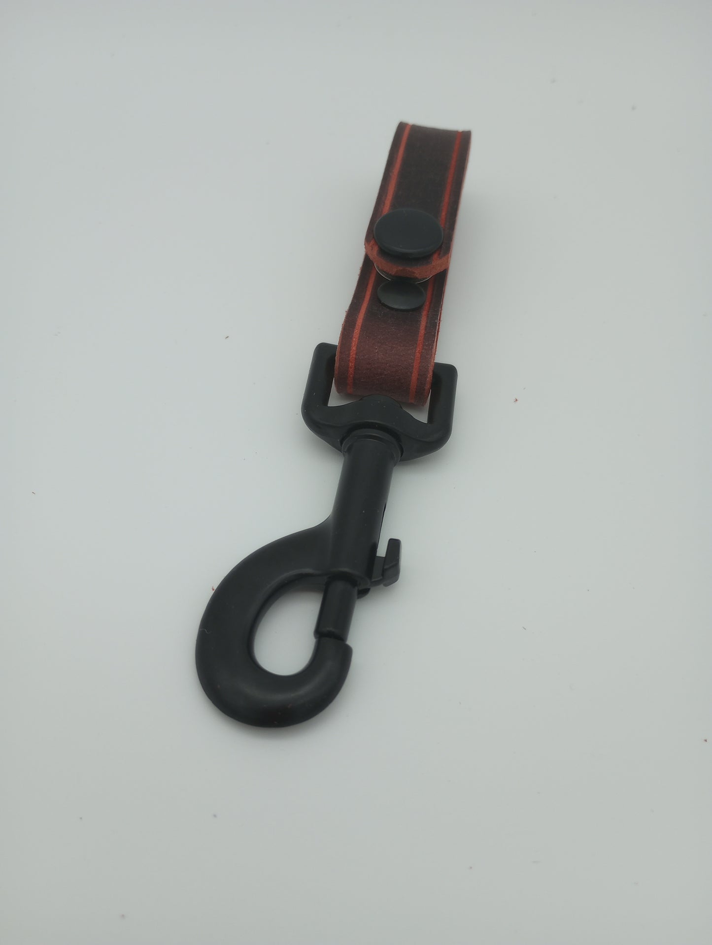 Belt Keeper with Snap Clip